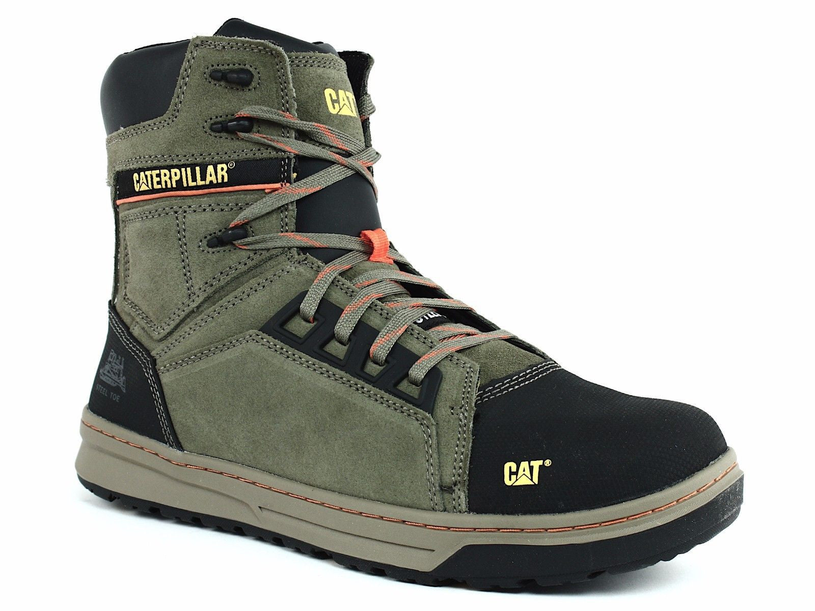 suede steel toe boots