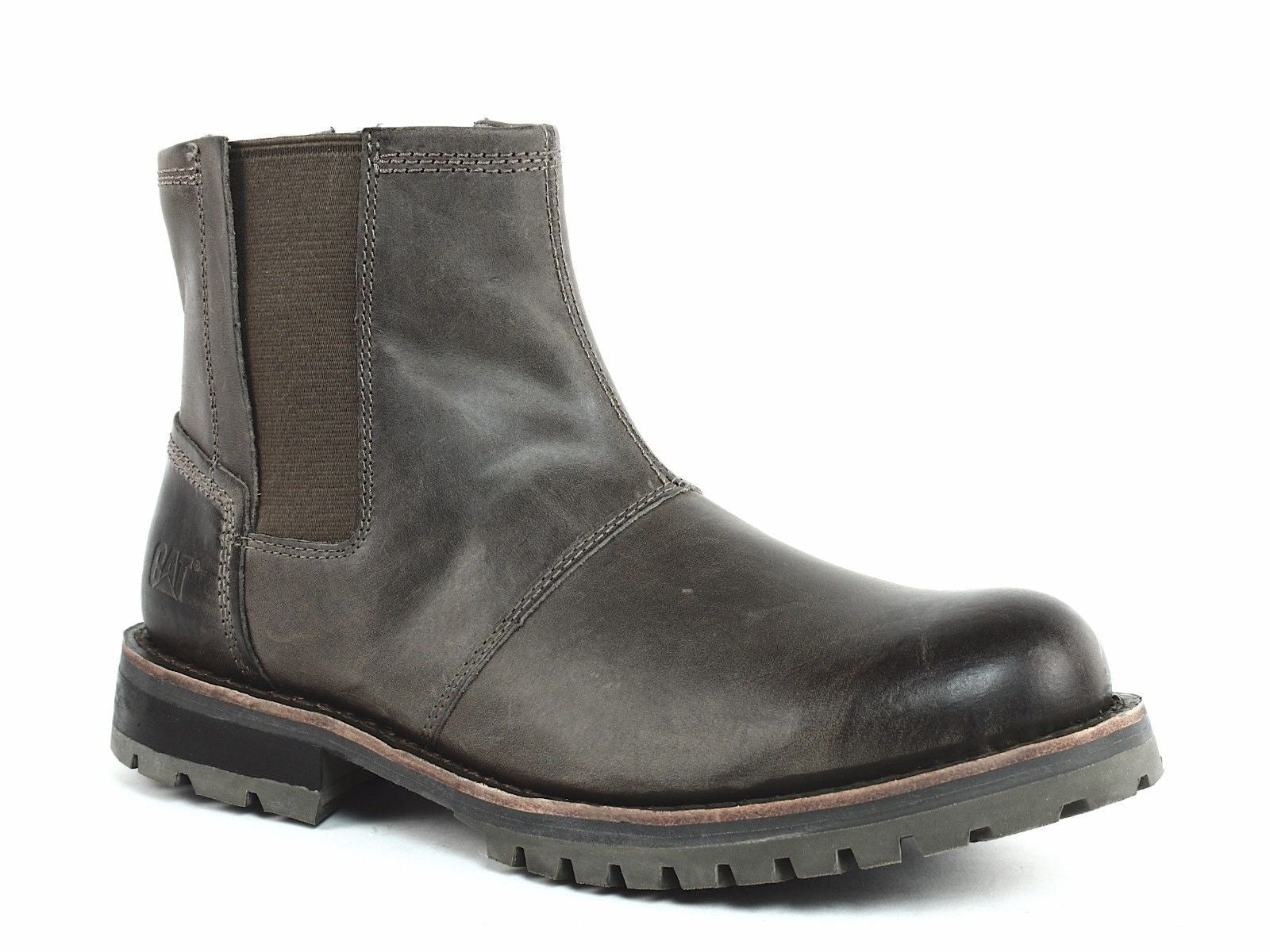 mens leather slip on boots