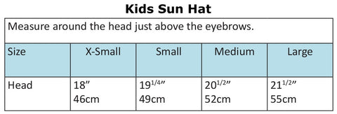 Sun Size Chart