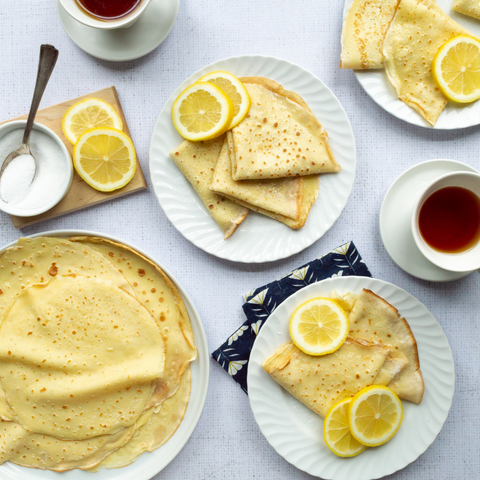 English Lemon Sugar Crepes