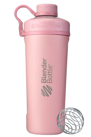 Radian Stainless Steel twist lid shaker cup in Rose Pink