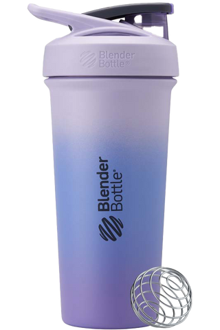 Strada Sleek - Insulated Stainless Steel shaker bottle in Lavender