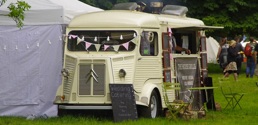 Festival Themed Wedding Catering Van