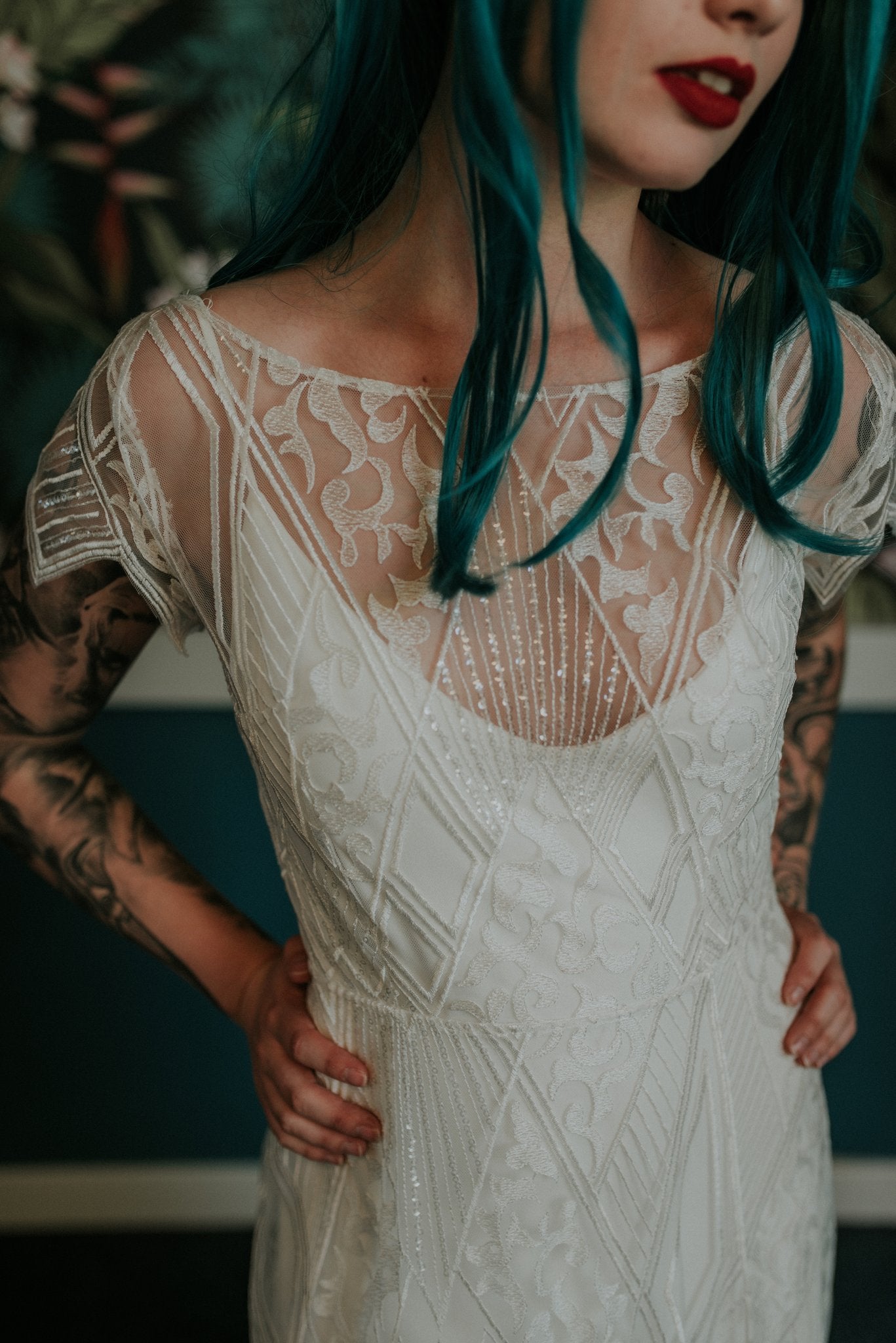 Adaptable Lace Wedding Dress
