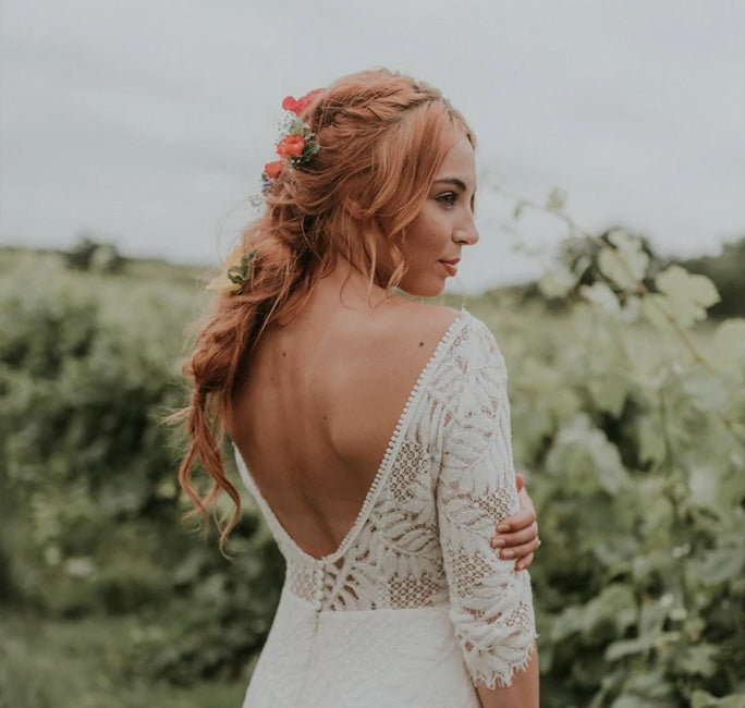 How to Wear a Backless Wedding Dress -  