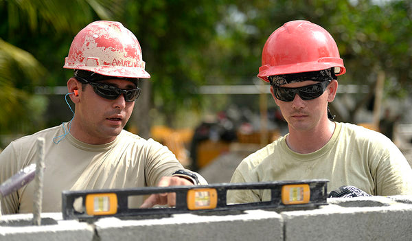 Flaking hard hat