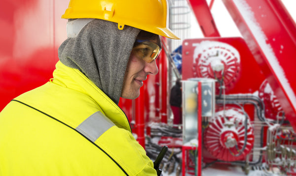 Wearing a hoodie under a hard hat