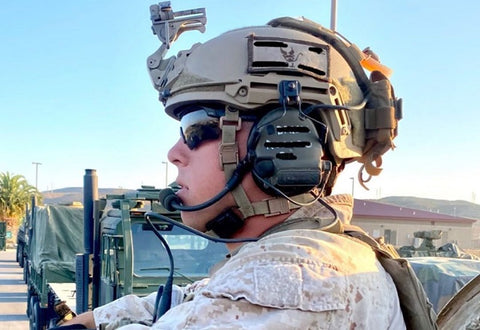 US Marine Helmet Tactical Headset