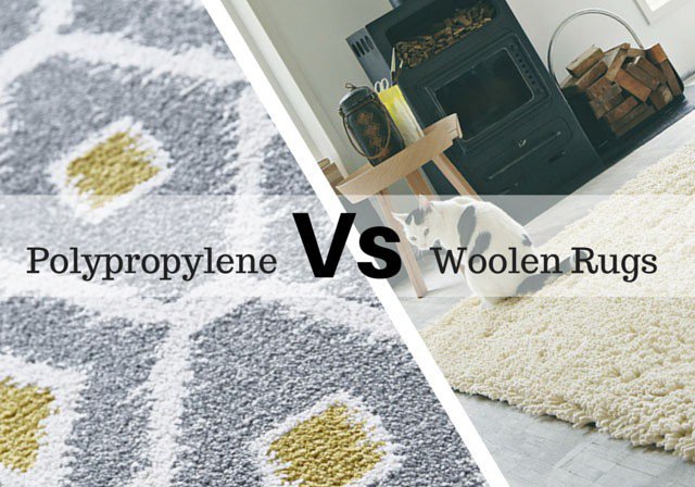 Polypropylene vs woolen rugs