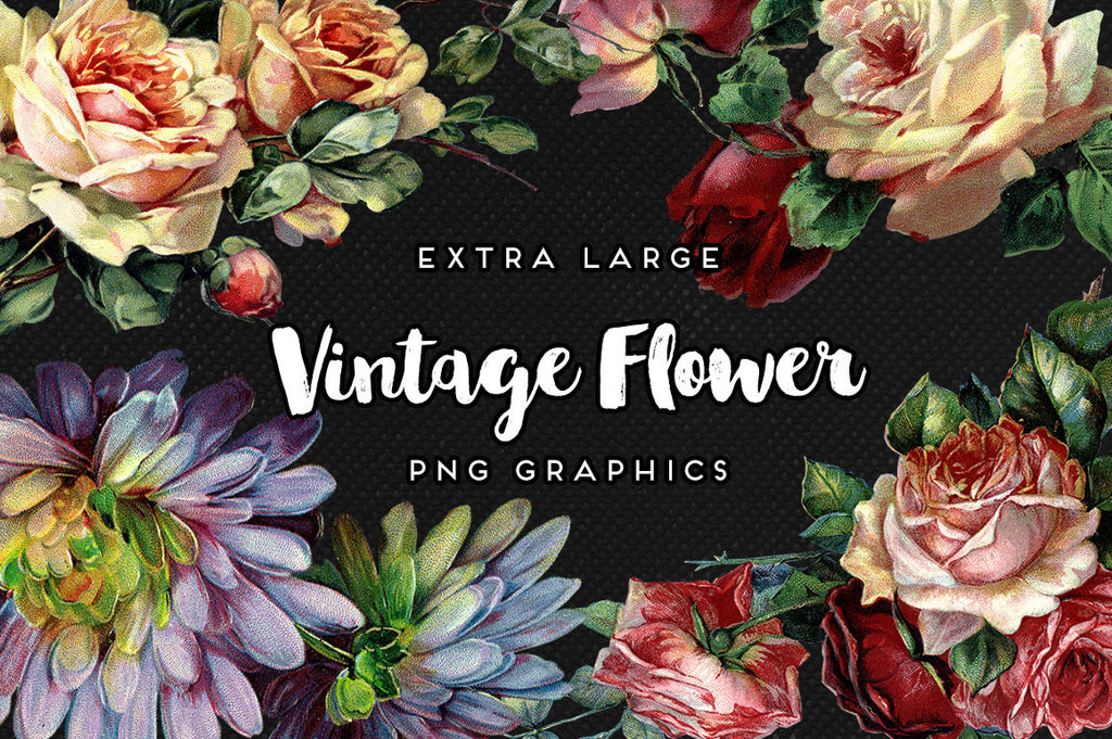 Flower Power Graphics Mega Bundle - Avalon Rose Design