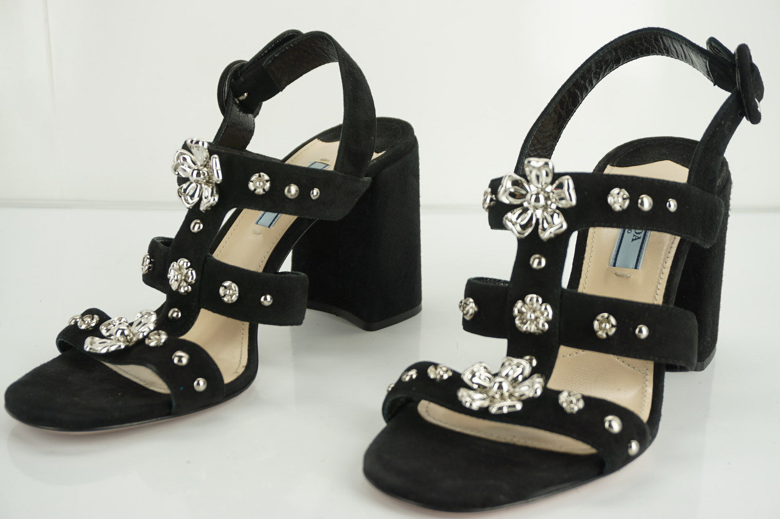 prada flower sandals