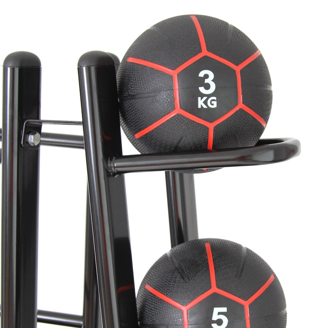 Commercial Medicine Ball Set 48kg with Storage Rack