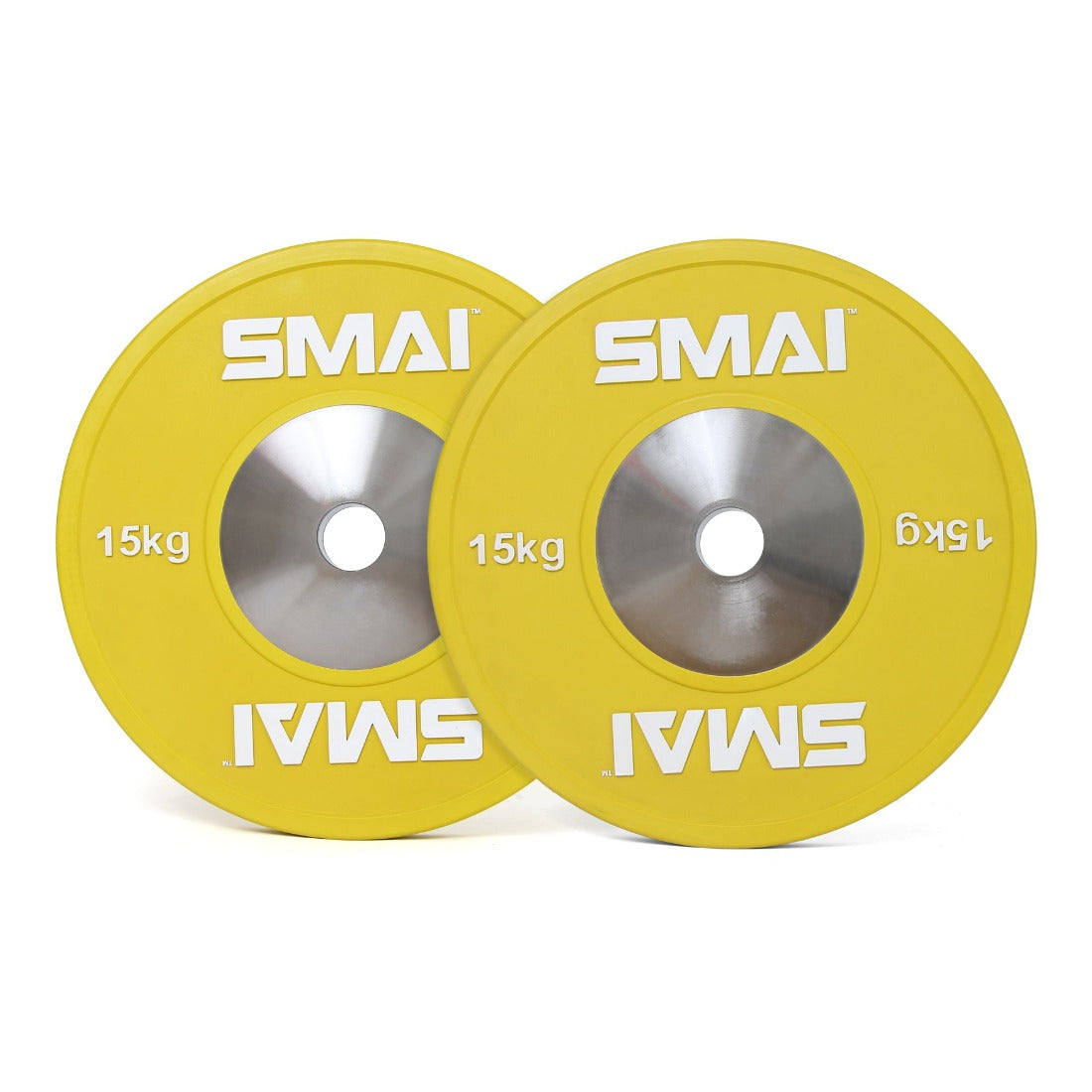 Competition Bumper Plate 15kg (PAIR) IWF Colour