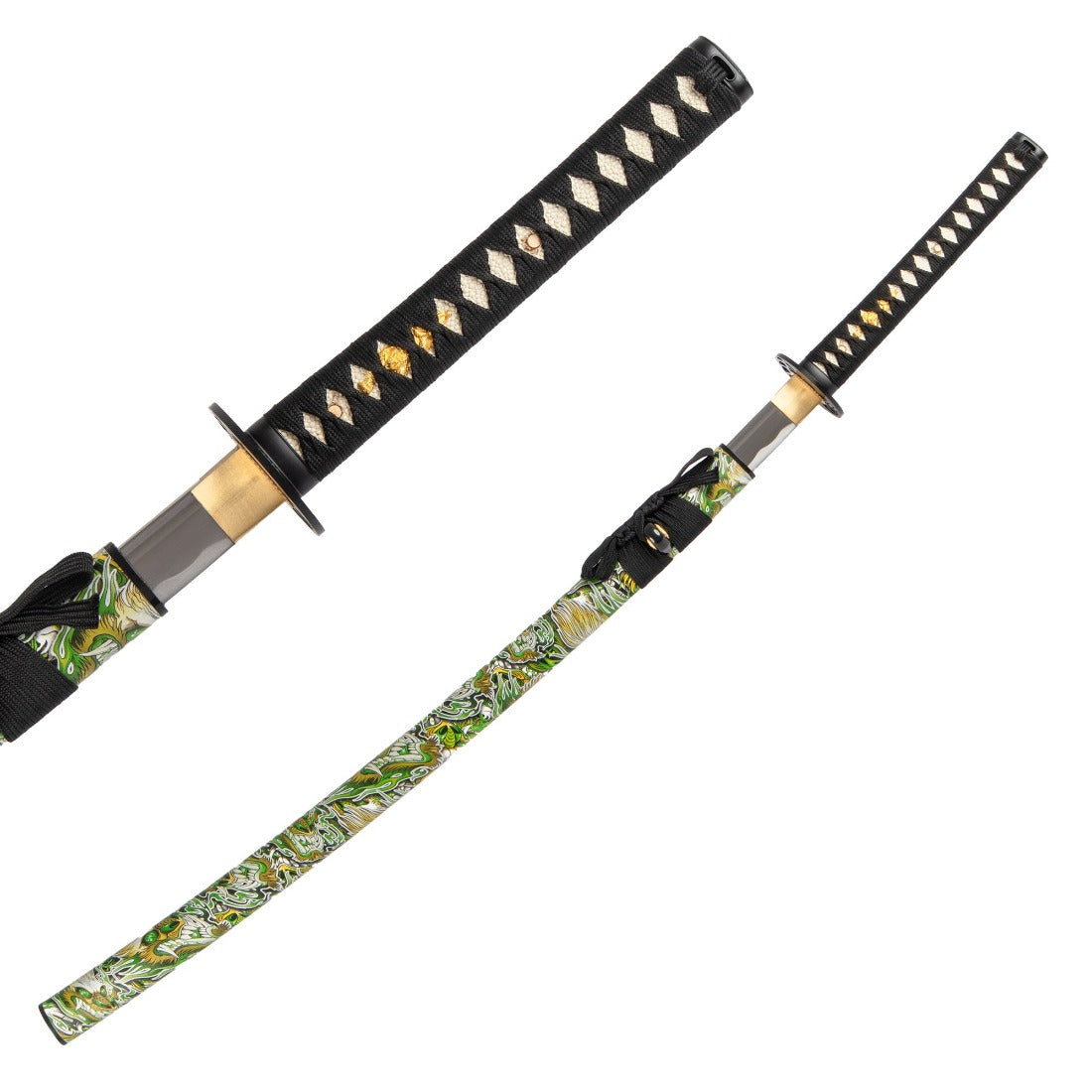 Katana - Medium Carbon Emerald Dragon