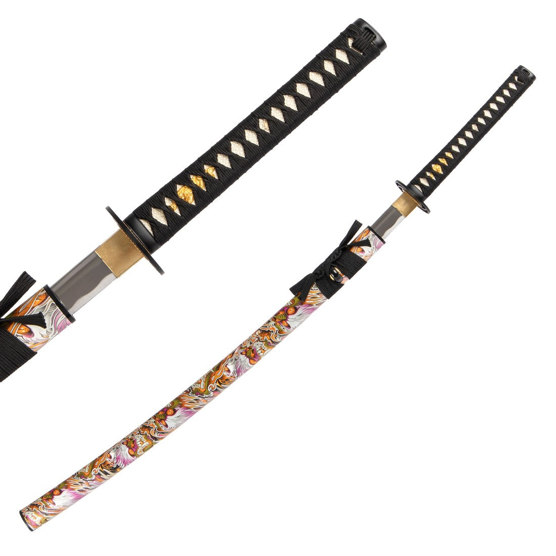 Katana - Medium Carbon Sakura Dragon