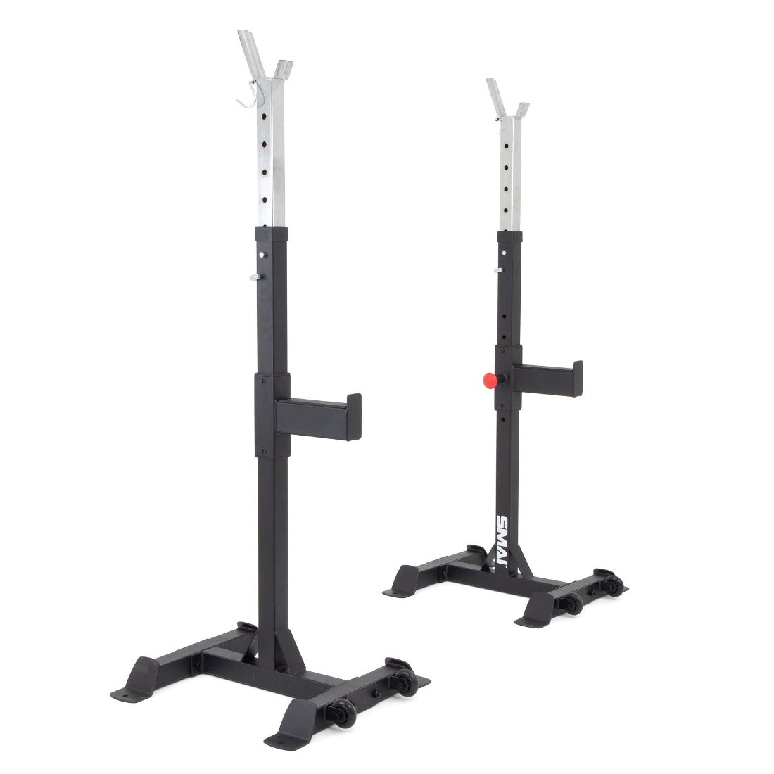 Portable Squat Stand - Black/Silver (Pair)