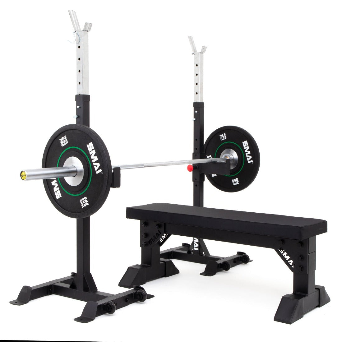 Portable Squat Stand - Black/Silver (Pair)