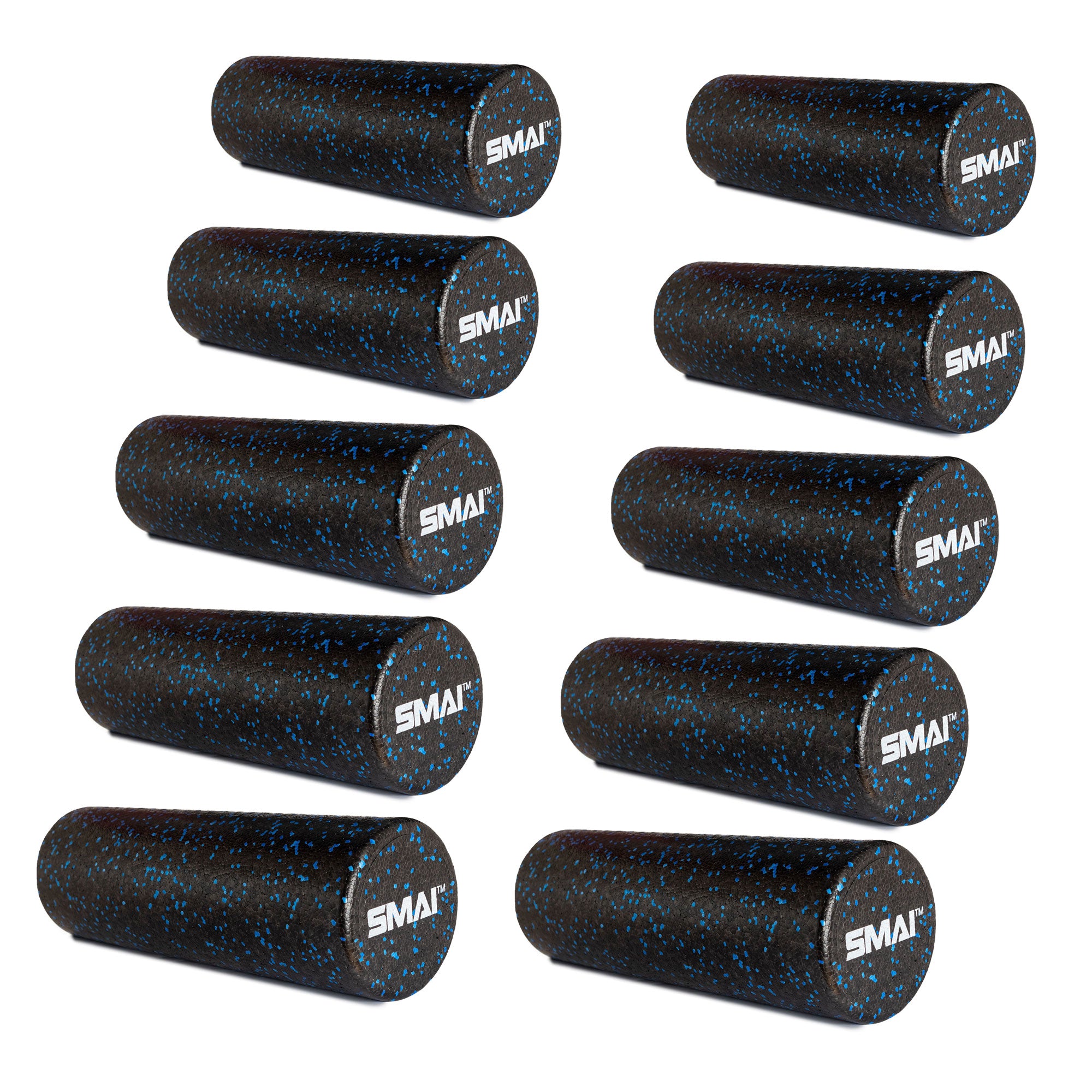 Foam Roller - Half Length Firm - Bulk 10 Pack