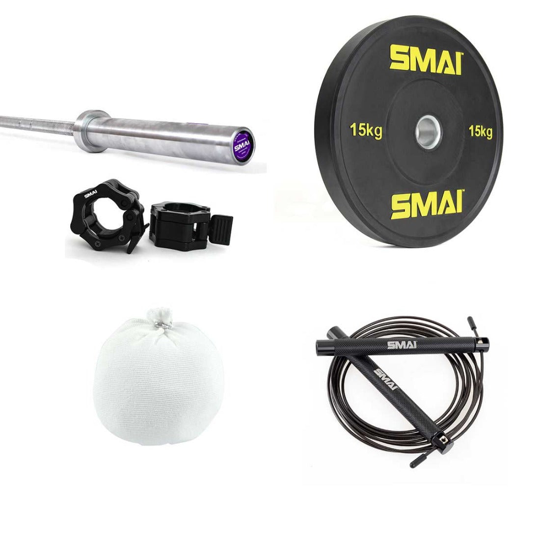 Home Gym Weight Lifting Essentials Pack - 50KG