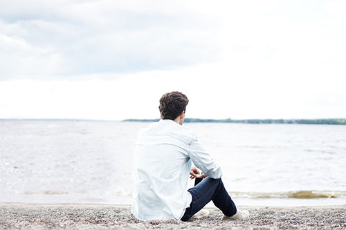guy meditating
