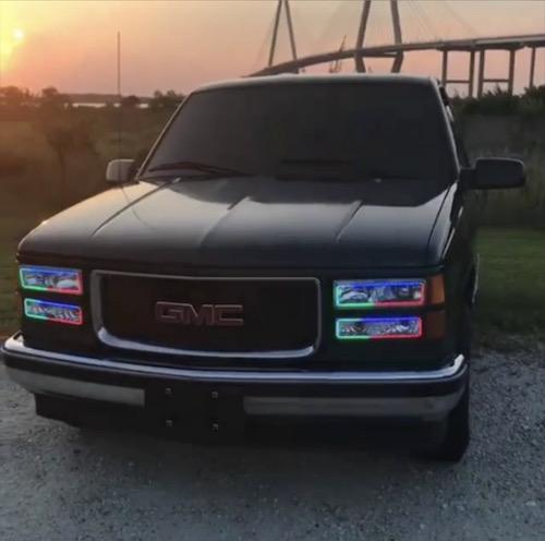 1999 chevy tahoe halo headlights