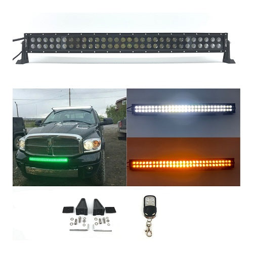 52 curved amber led light bar | vivid light bars