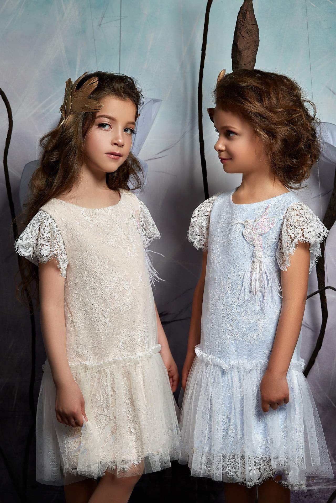 girls lace boho dress