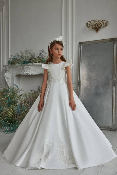 White Church Dresses for Juniors Confirmation