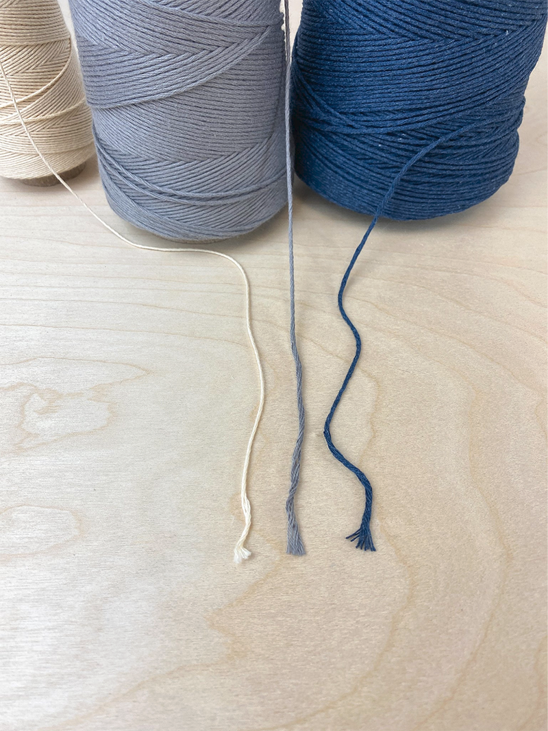 3/4/5/6mm Macrame Cord Natural Cotton Twisted Macrame Rope String DIY Craft  Knitting Making
