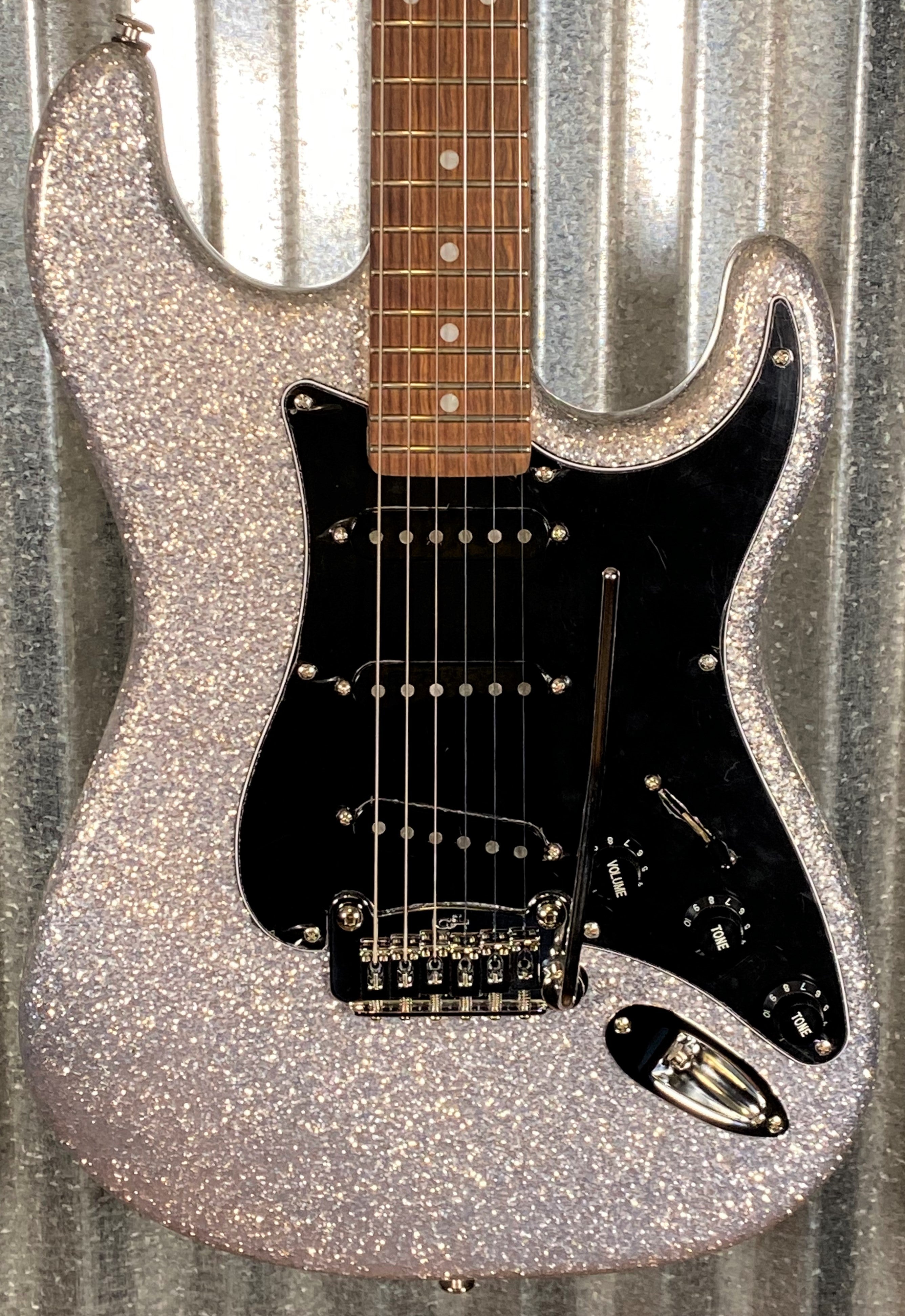 silver flake guitar