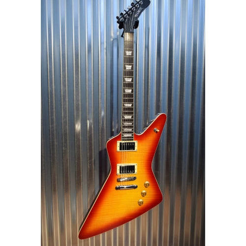 hamer standard flame top electric guitar cherry sunburst