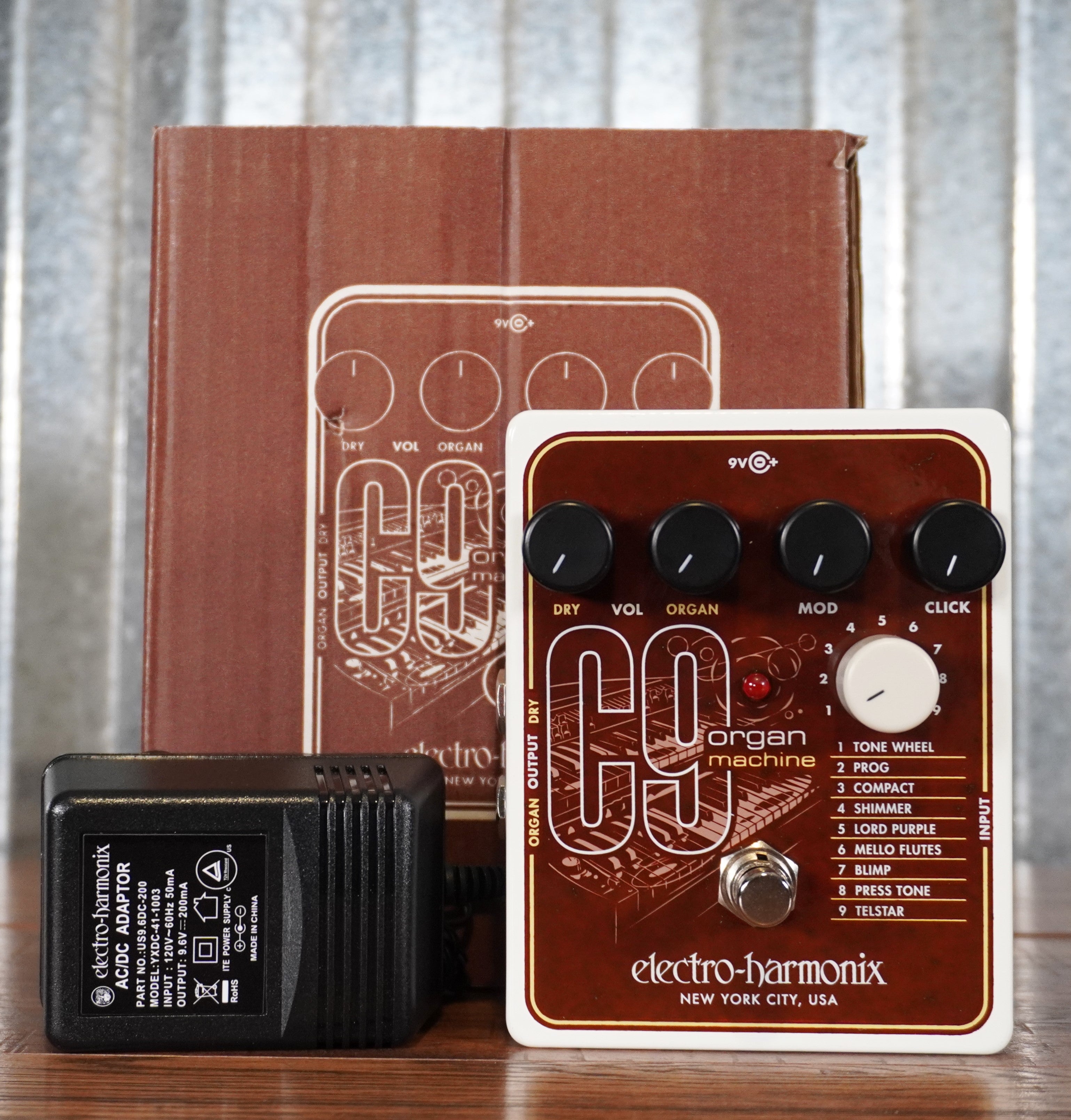 Electro Harmonix C9 Organ Machine Pitch Shift Guitar Synth Effect Pedal