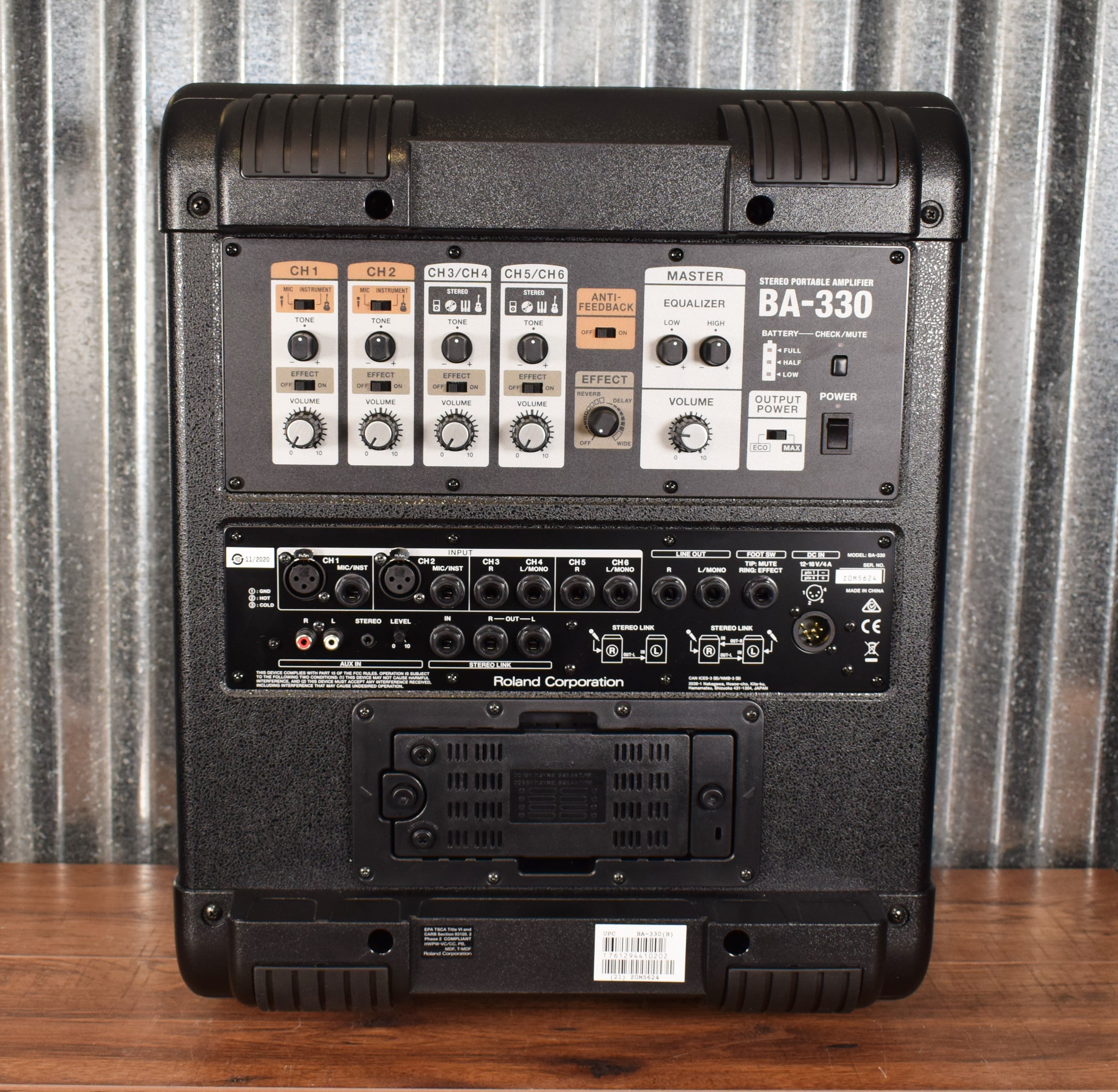 Roland BA-330 30 Watt Battery Powered Portable Monitor Speaker PA