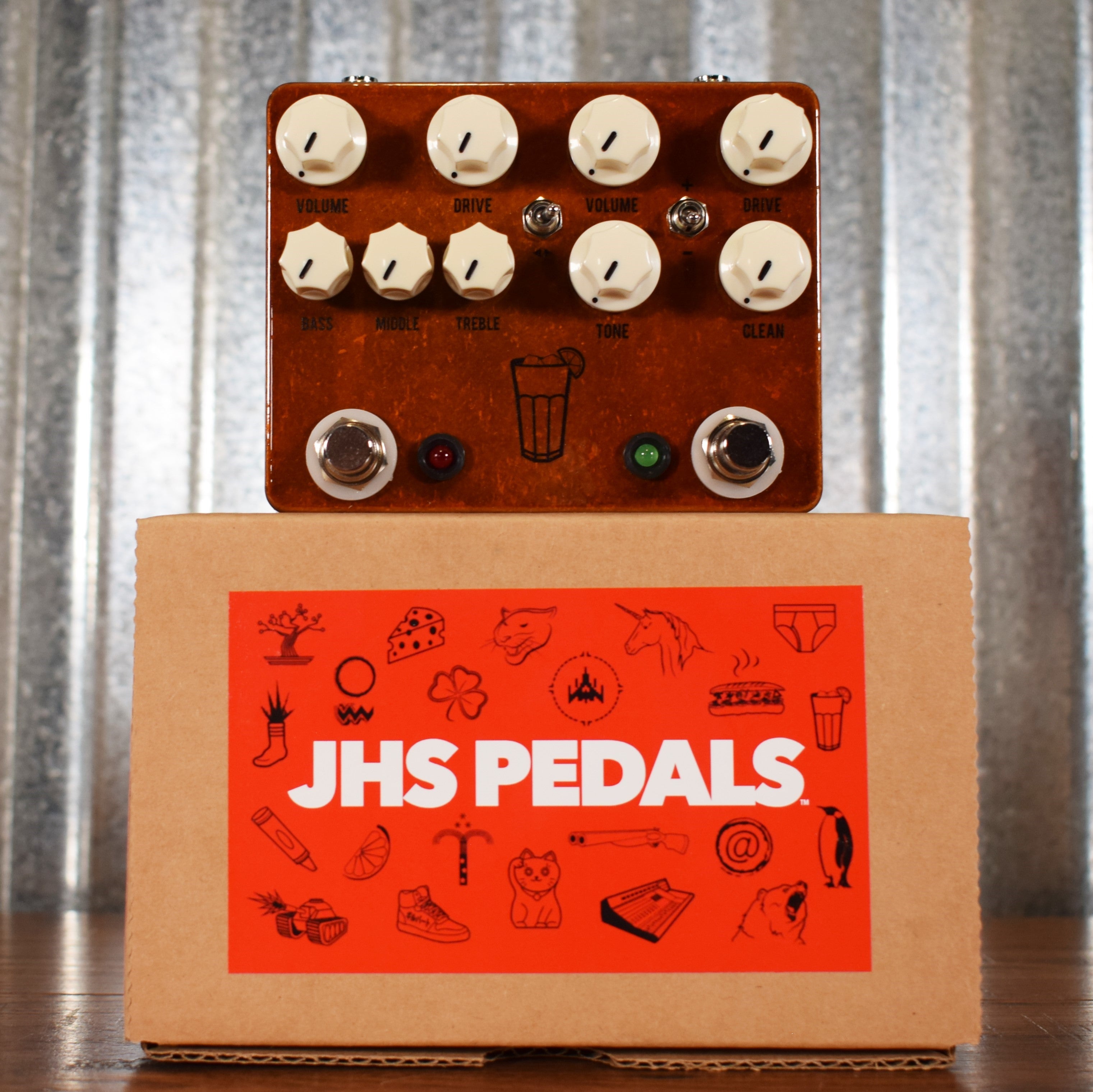 JHS Pedals Sweet Tea V3 Overdrive Distortion Guitar Effect Pedal