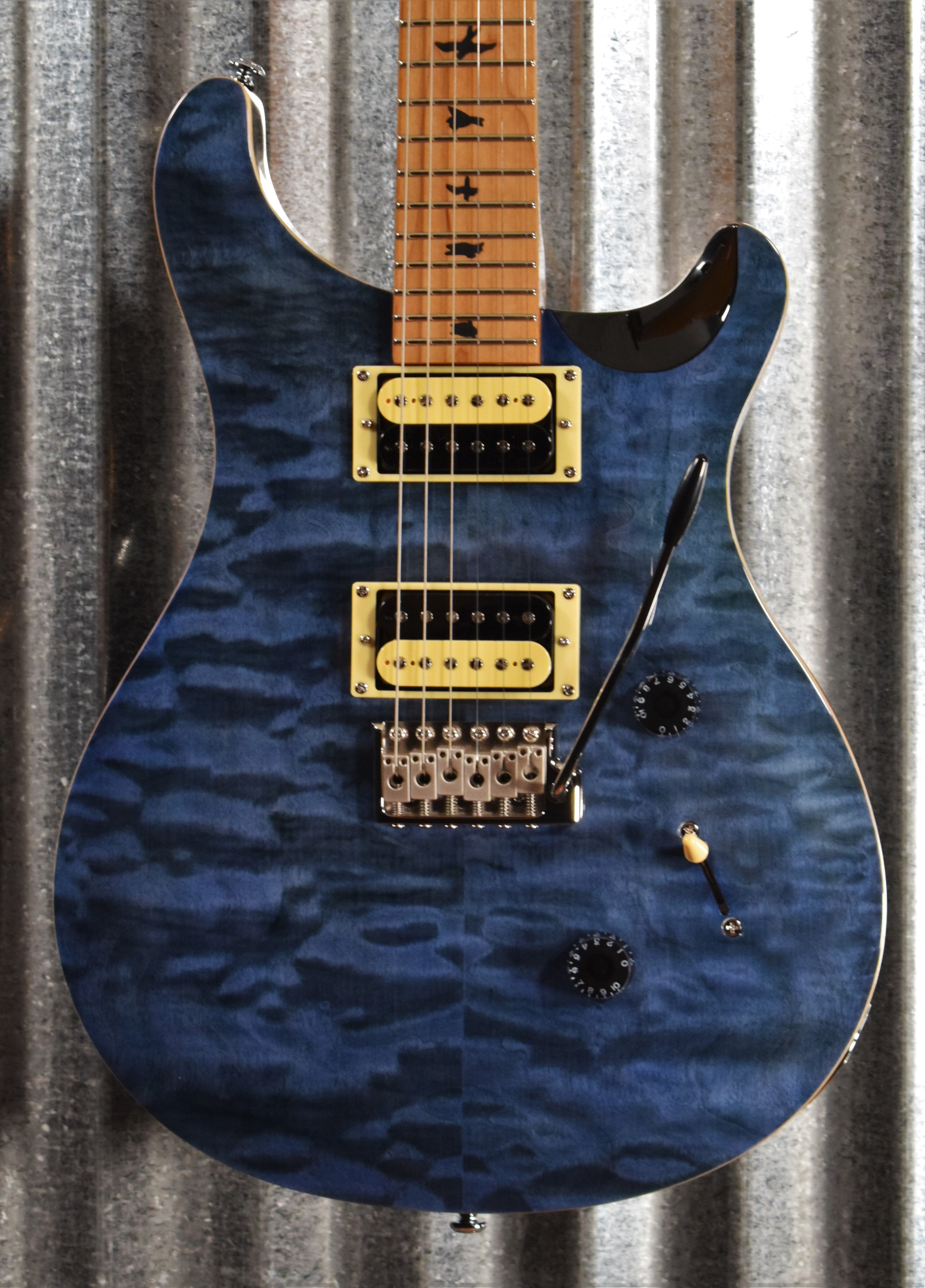 Prs Paul Reed Smith Se Custom 24 Roasted Maple Limited Whale Blue Guit Specialty Traders