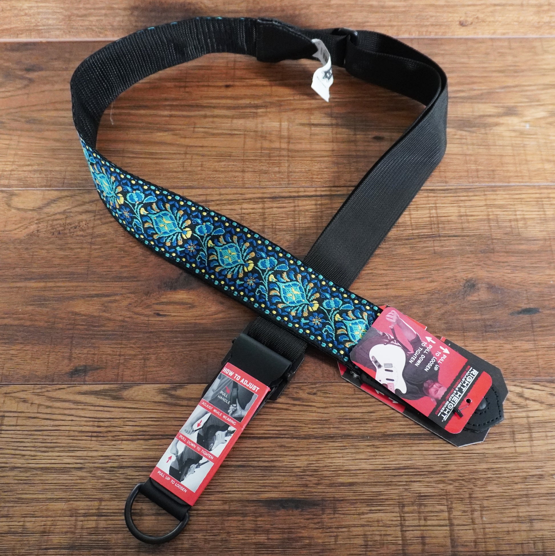 Levy's MRHHT-04 Right Height™ 2-Inch Jacquard Weave Guitar Bass Strap –  Specialty Traders