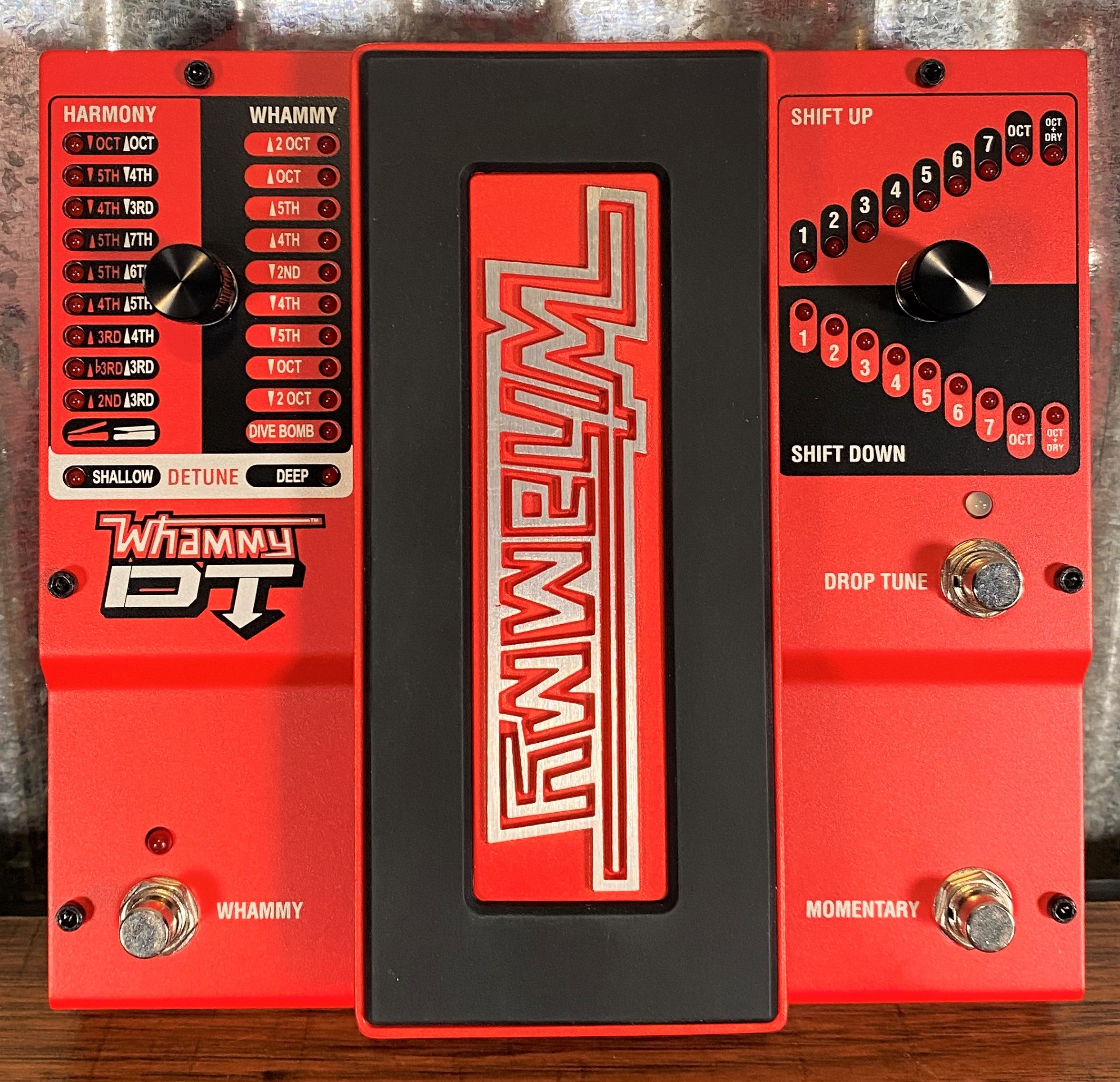 Digitech Whammy DT Pitch Shifter with Drop & Raised Tuning Guitar Effect  Pedal