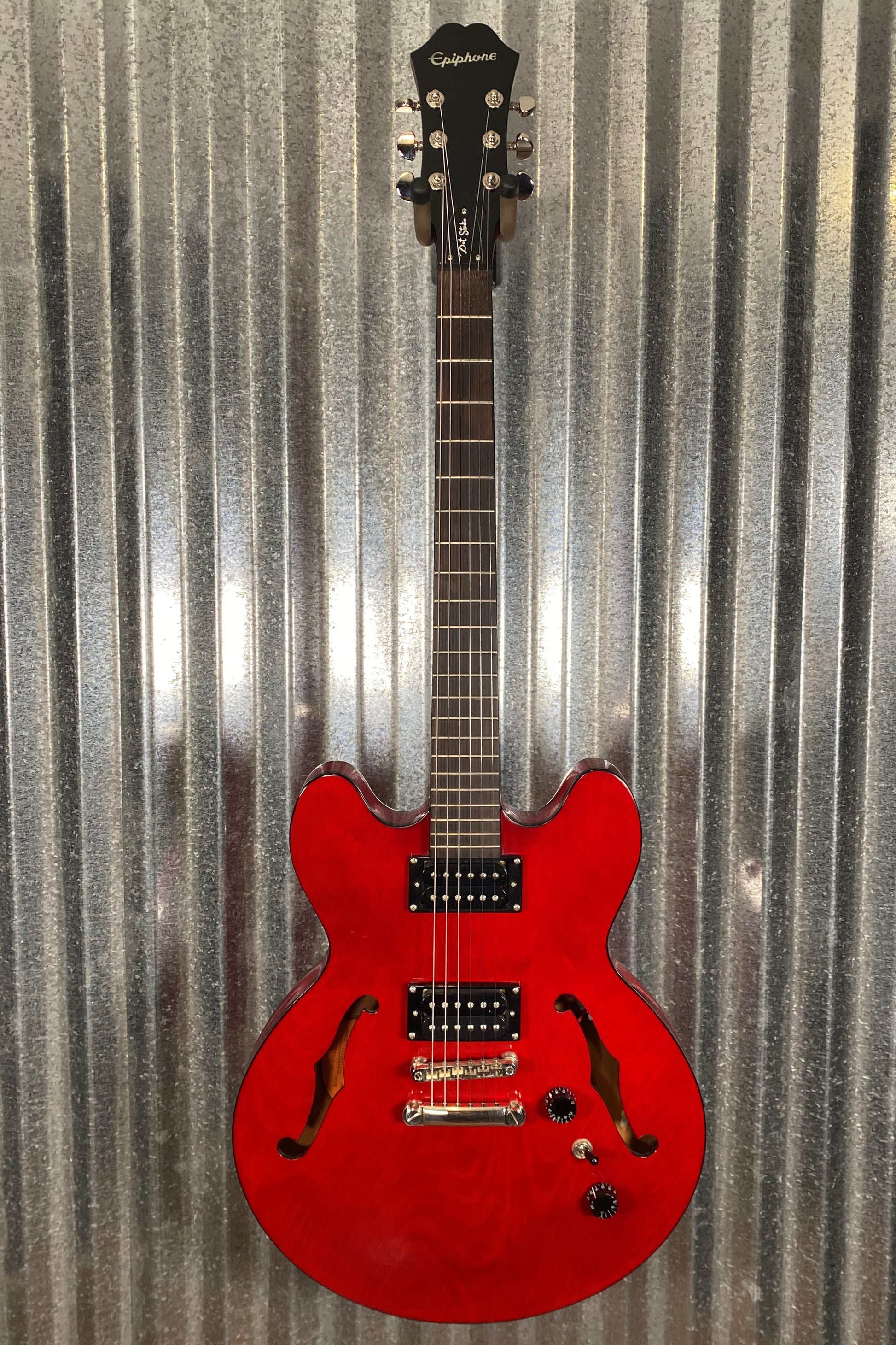 Epiphone ES-335 Dot Studio Semi Hollow Cherry Gloss Guitar #4175 Used –  Specialty Traders