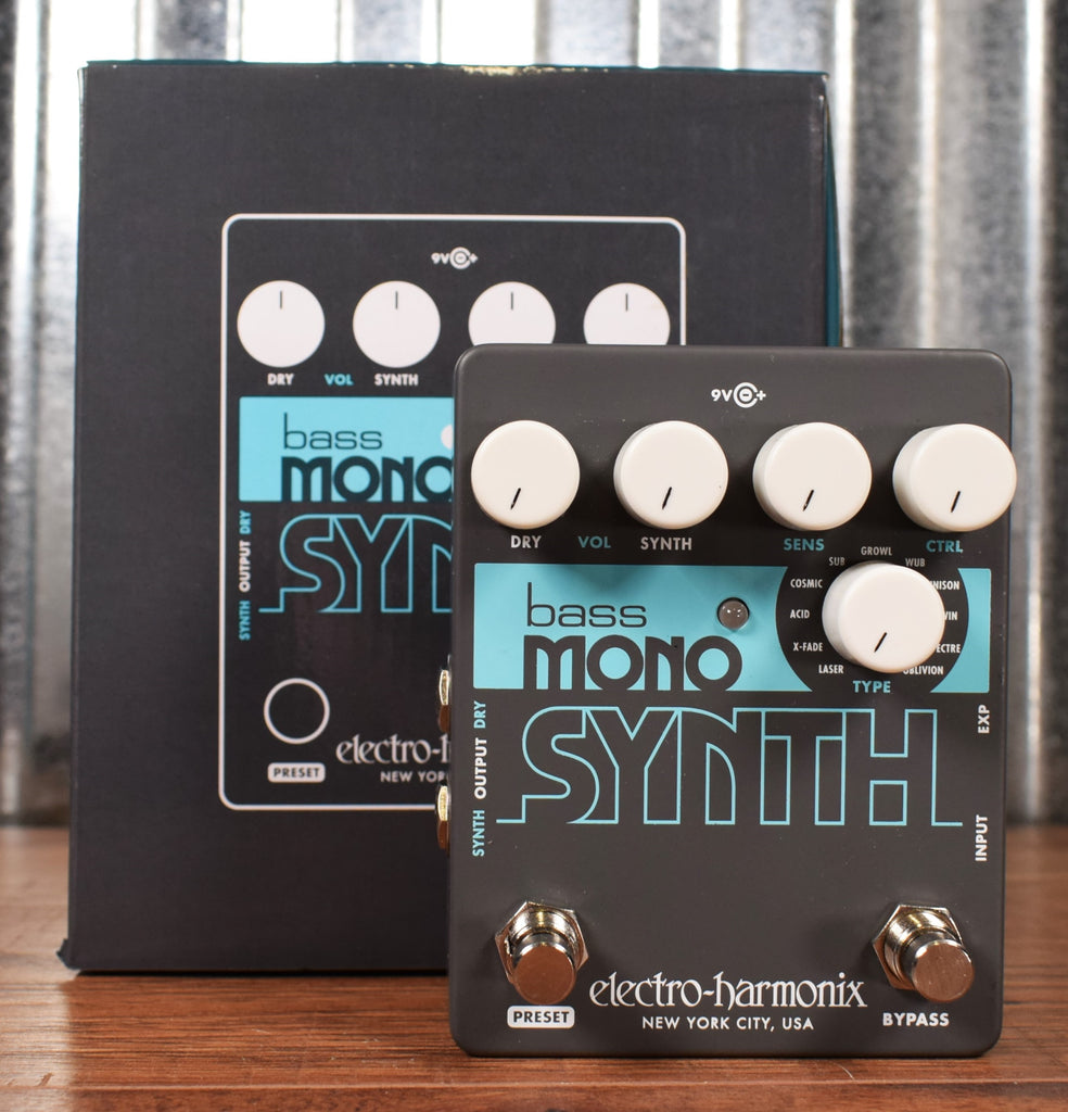 electro harmonix bass microsynth effects pedal