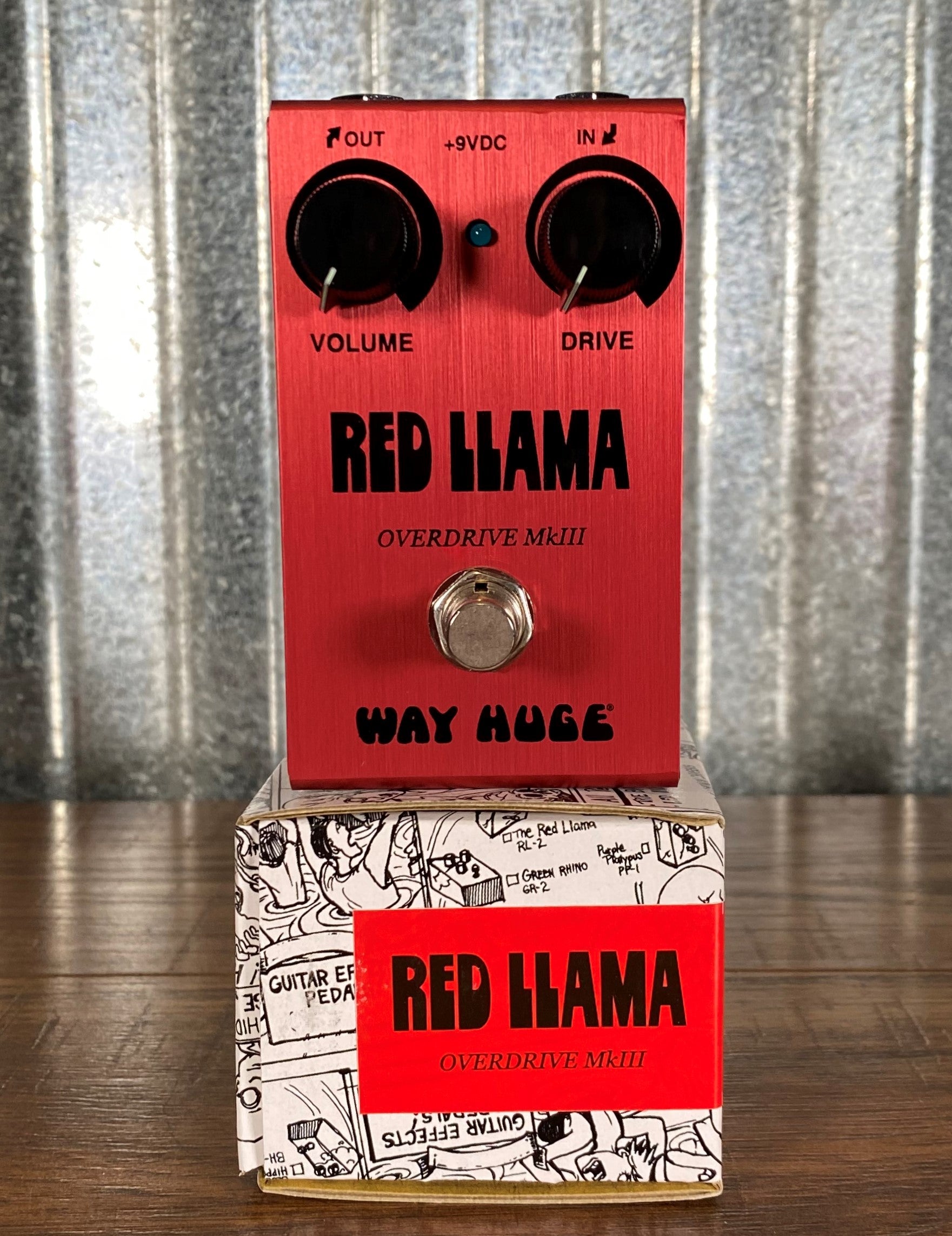 Dunlop Way Huge WM23 Red Llama MKIII Overdrive Guitar Effect Pedal