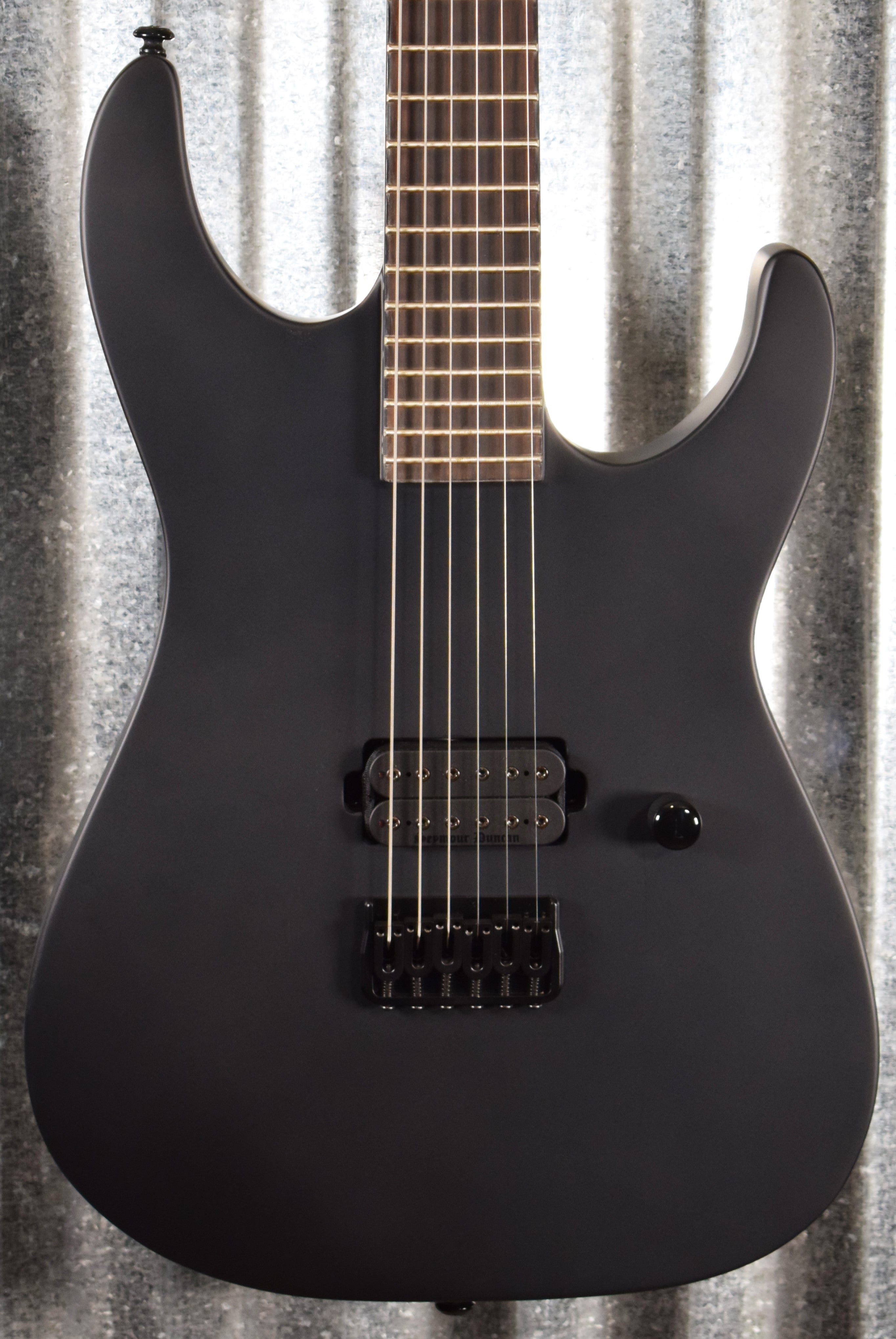 Esp Ltd M Ht Black Metal Satin Seymour Duncan Guitar Lmhtbkmblks 0743 Specialty Traders