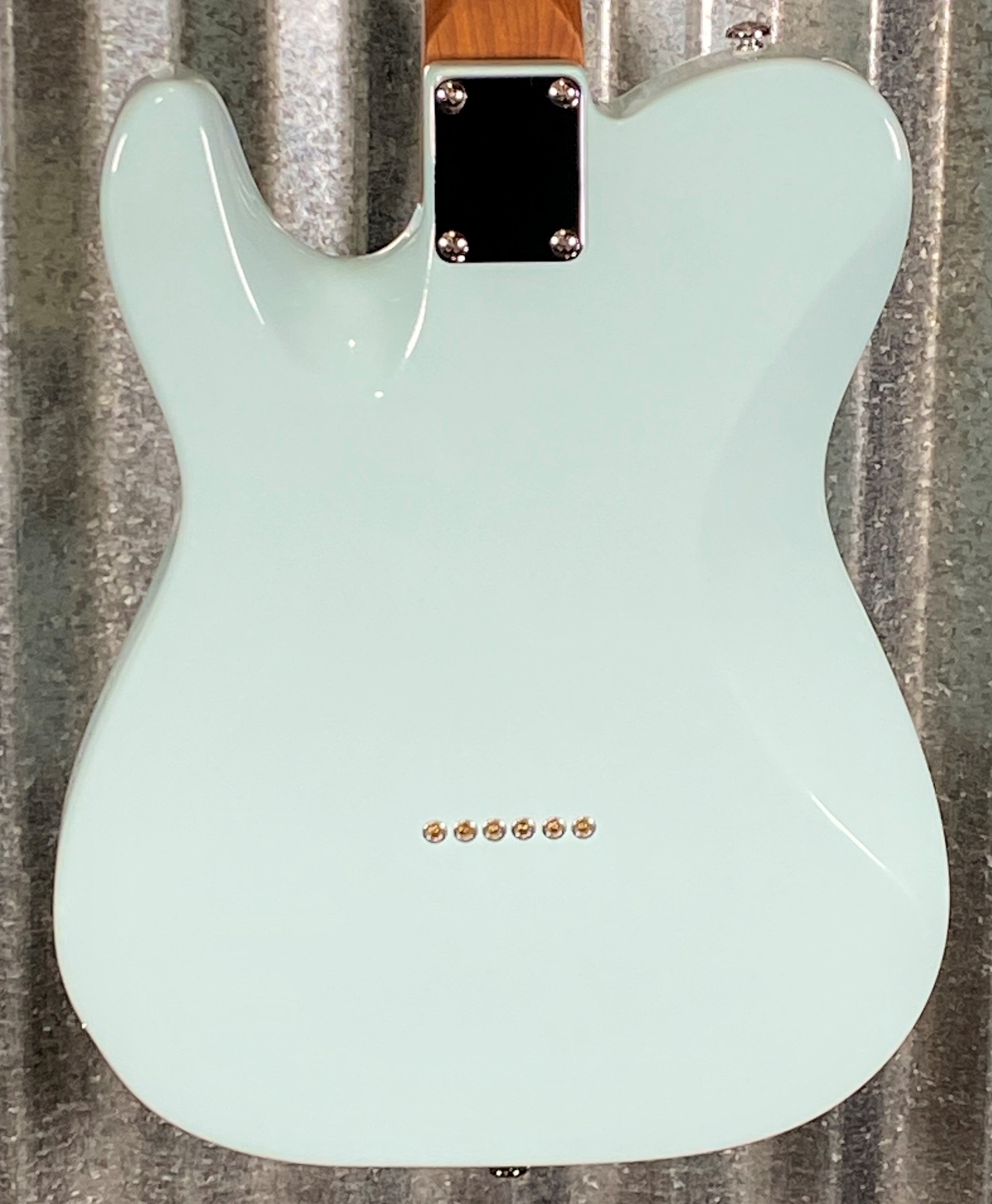 Musi Virgo Fusion Telecaster Baby Blue Guitar #5117 Used