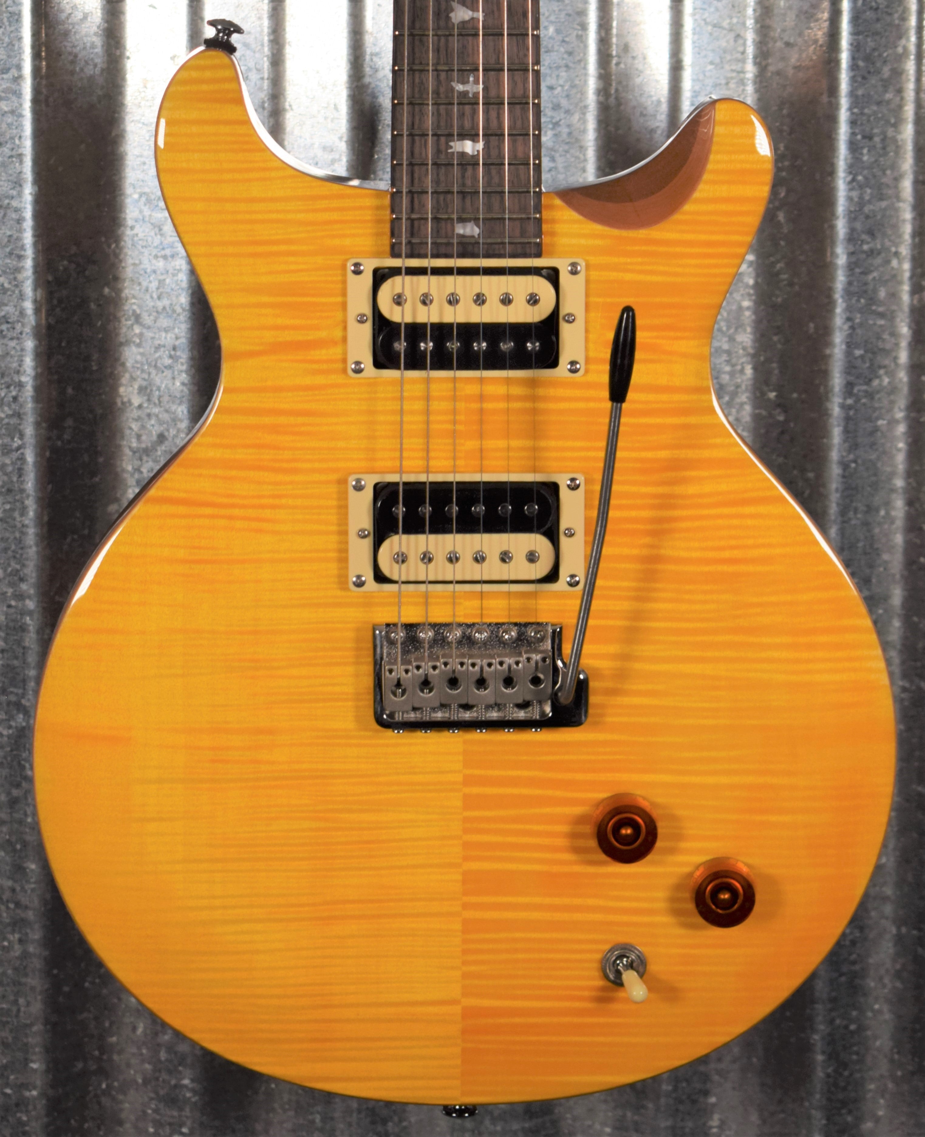 PRS Paul Reed Smith SE Santana Yellow Guitar & Bag #7661