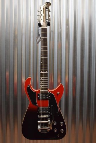 Eastwood Guitars Wedgtail DLX Fyreburst Set Neck Guitar & Hard Shell Case #1696