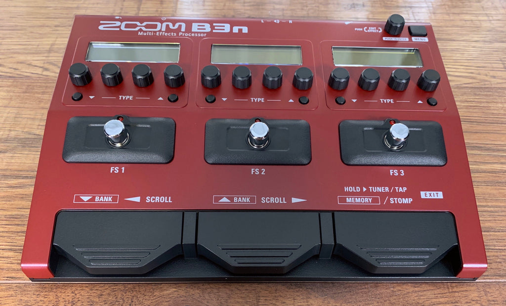 Zoom B3n Programmable Multi-Effect Bass Guitar Effect Pedal Demo