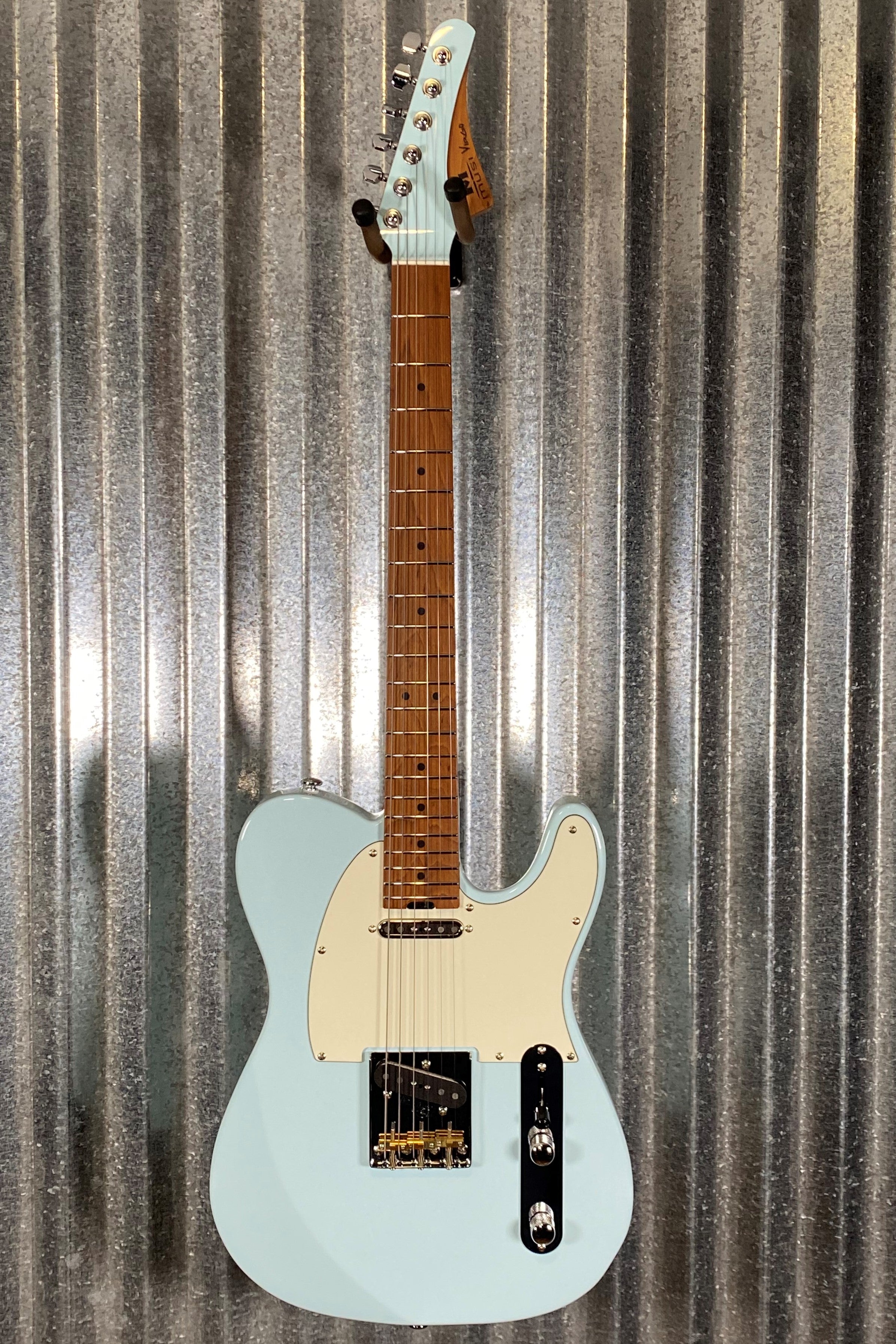 Musi Virgo Fusion Telecaster Baby Blue Guitar #5117 Used