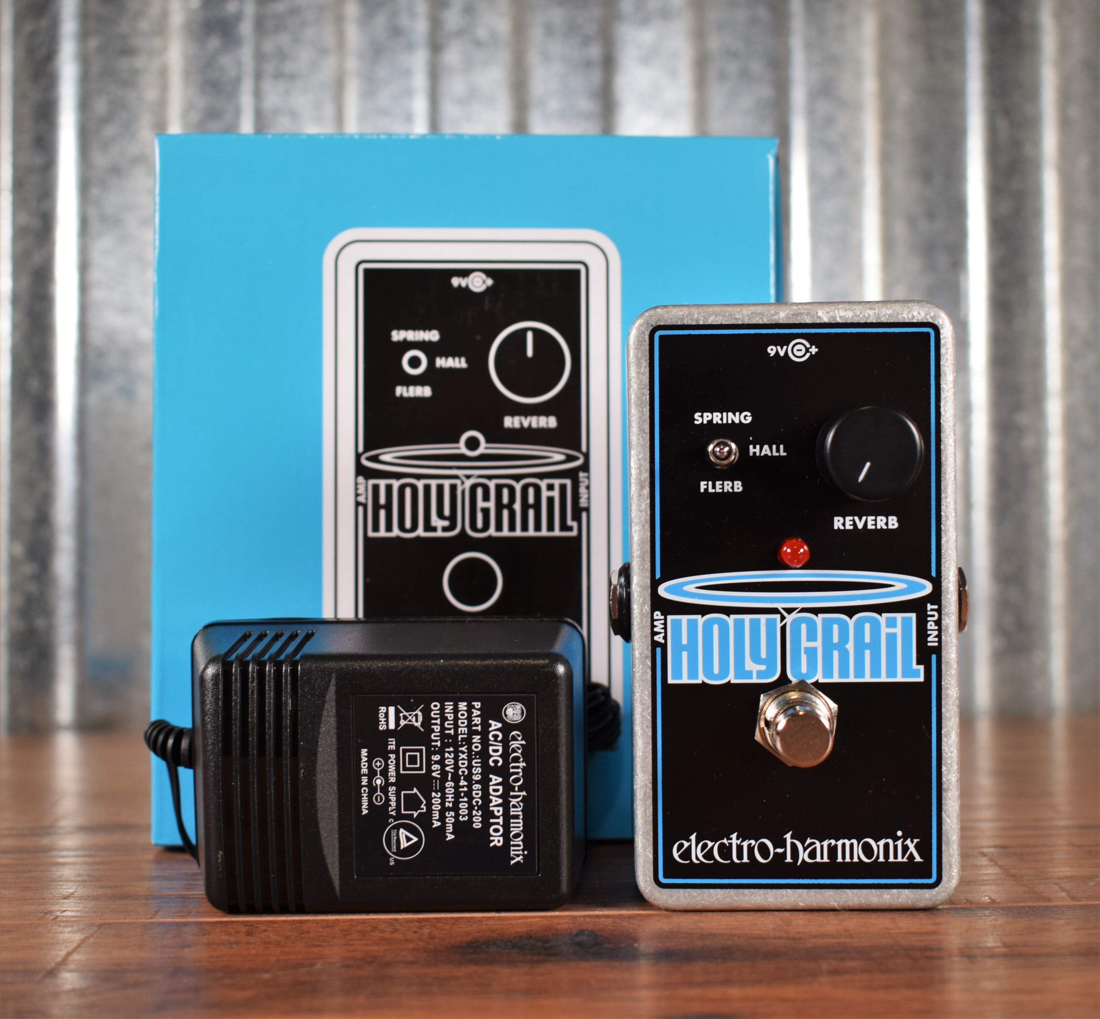 Electro-Harmonix EHX Holy Grail Nano Reverb Guitar Effect Pedal & Power  Supply