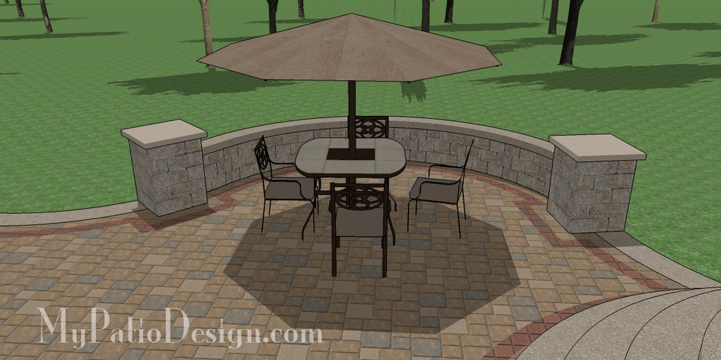 Patio Design for Sloping Backyard in West Chester 5