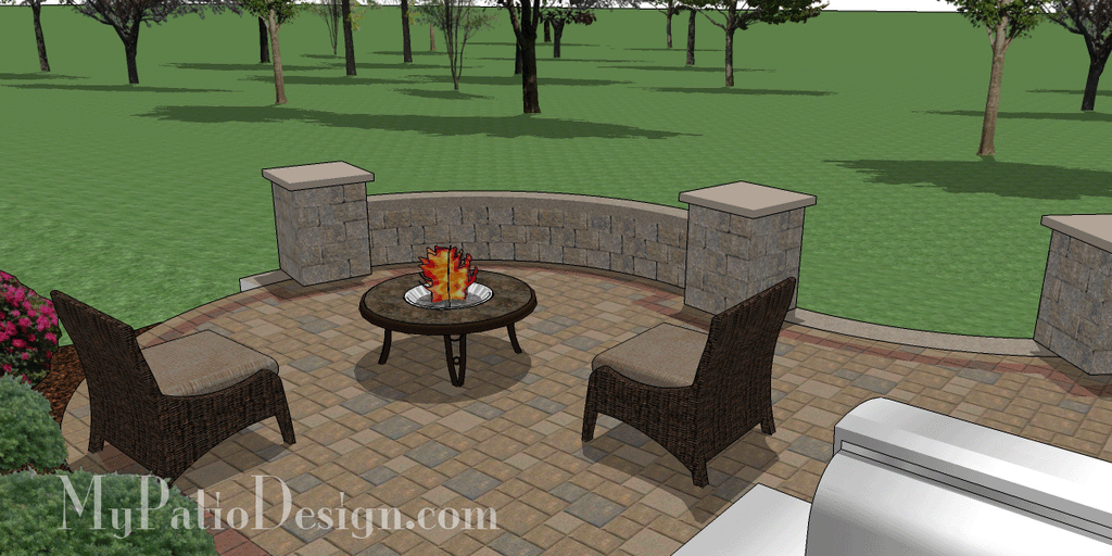 Patio Design for Sloping Backyard in West Chester