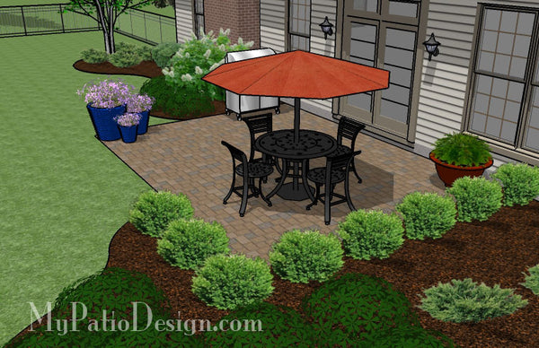 DIY Paver Patio Design | Downloadable Plan - MyPatioDesign.com